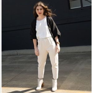 Elizabeth Suzann Tilda Pant in Cotton Canvas